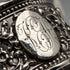1897 British antique sterling silver openwork napkin ring, 27g, Thomas Hayes